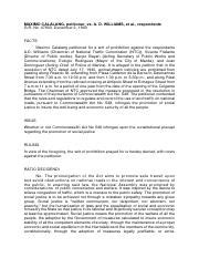 g.r. no. 47800 case digest|Digest Maximo Calalang Vs A. D. Williams, Et Al., G.R. No. 47800 .